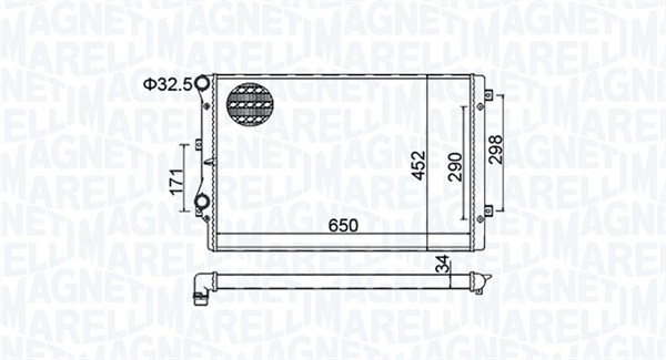 Magneti Marelli 350213157800 Radiateur