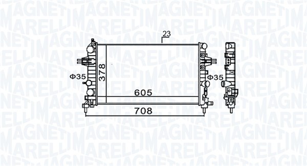 Magneti Marelli 350213159300 Radiateur