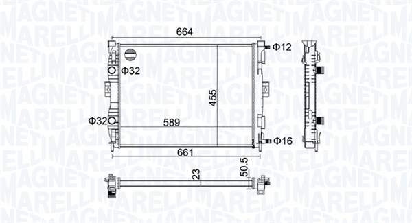 Magneti Marelli 350213160600 Radiateur