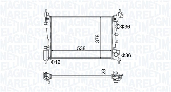 Magneti Marelli 350213186700 Radiateur