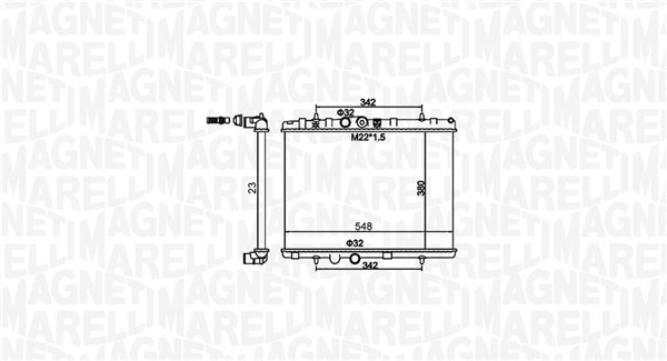 Magneti Marelli 350213156100 Radiateur