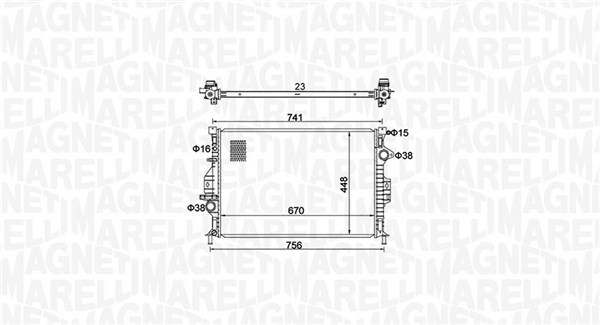 Magneti Marelli 350213157700 Radiateur