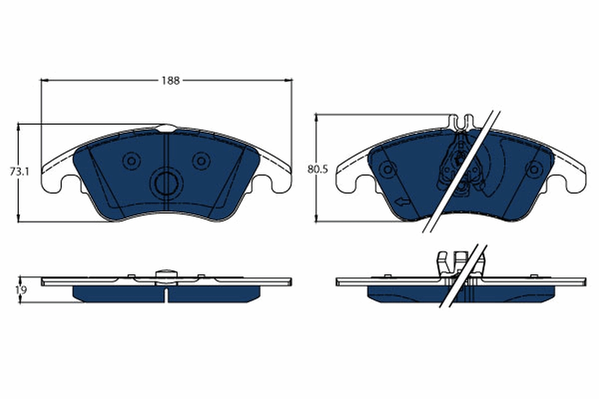 TRW GDB1737BTE Remblokset