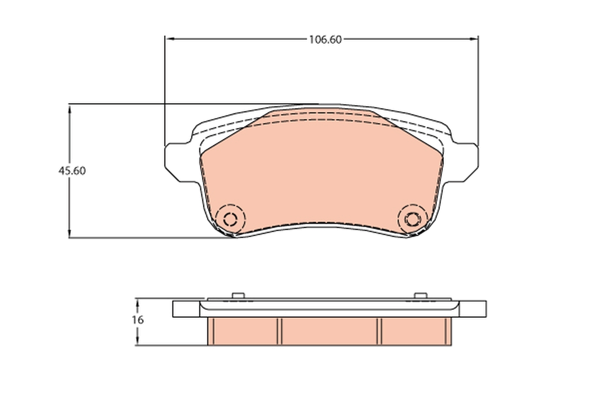 TRW GDB2136 Remblokset