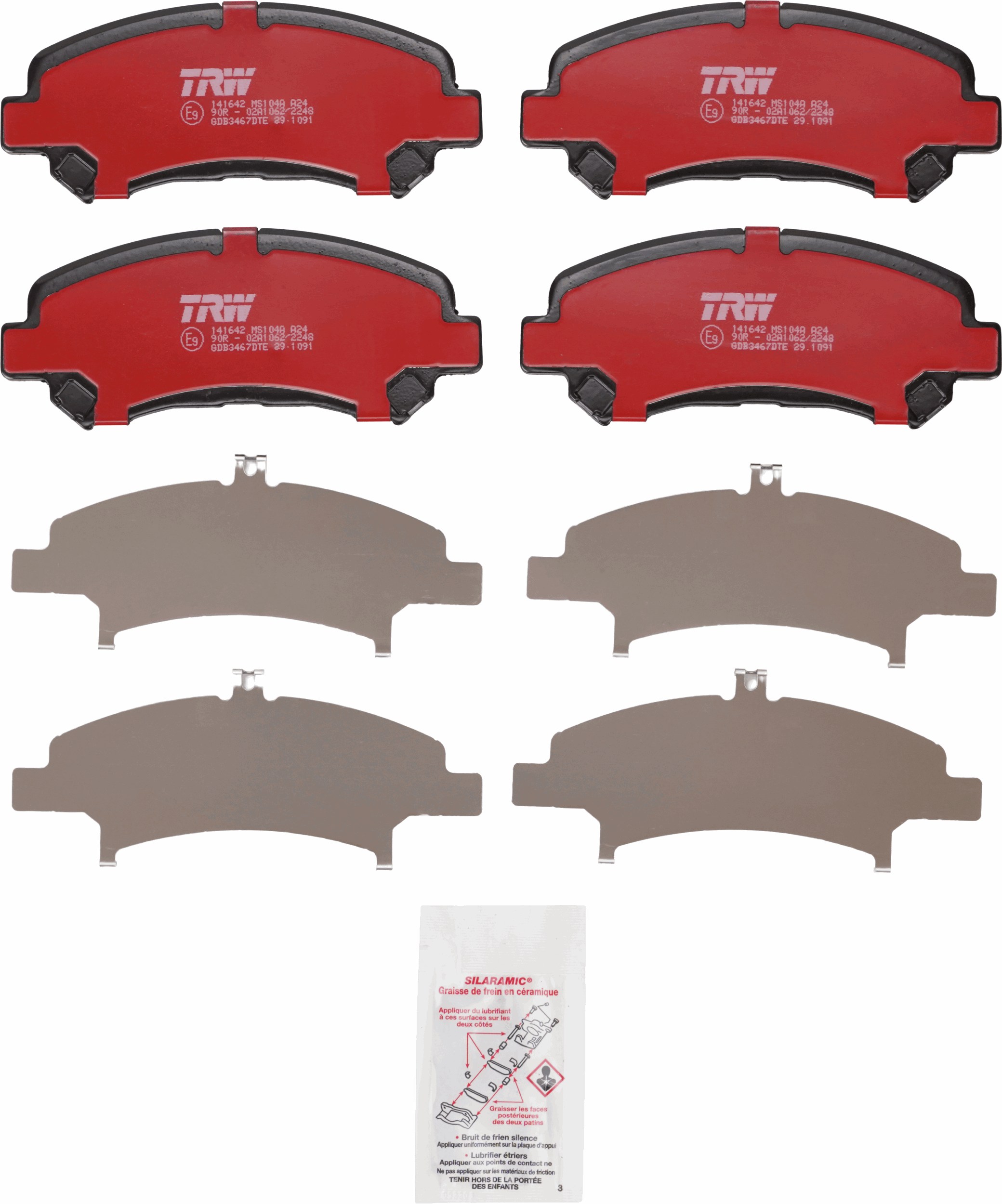 TRW GDB3467DTE Remblokset