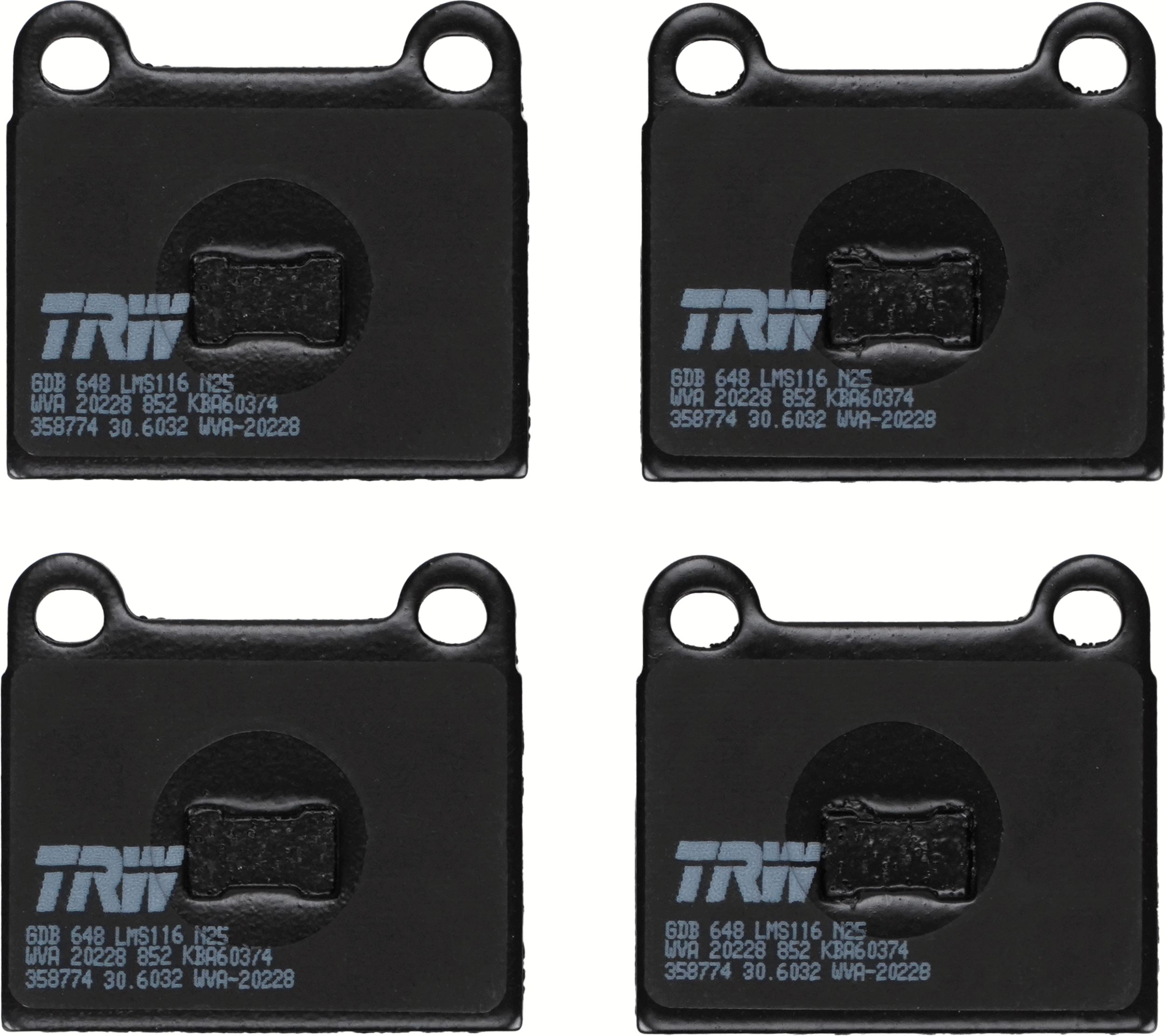 TRW GDB648 Remblokset