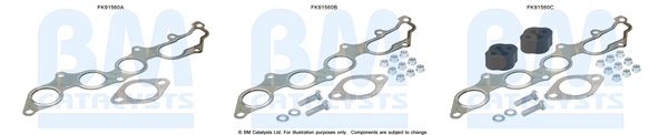 Bm Catalysts FK91560 Katalysator montageset