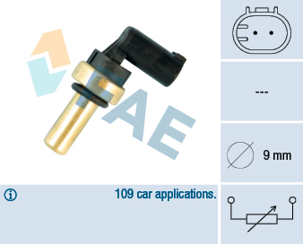 FAE 32705 Water-/koelvloeistoftemperatuursensor