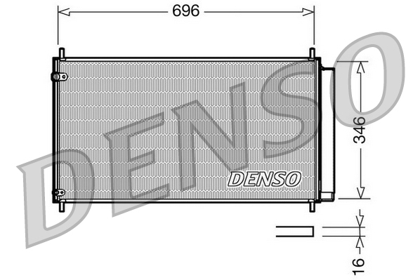 Denso DCN50022 Airco condensor