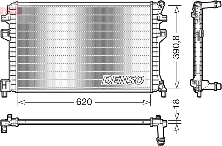 Denso DRM02018 Radiateur