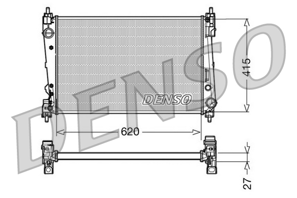 Denso DRM09111 Radiateur