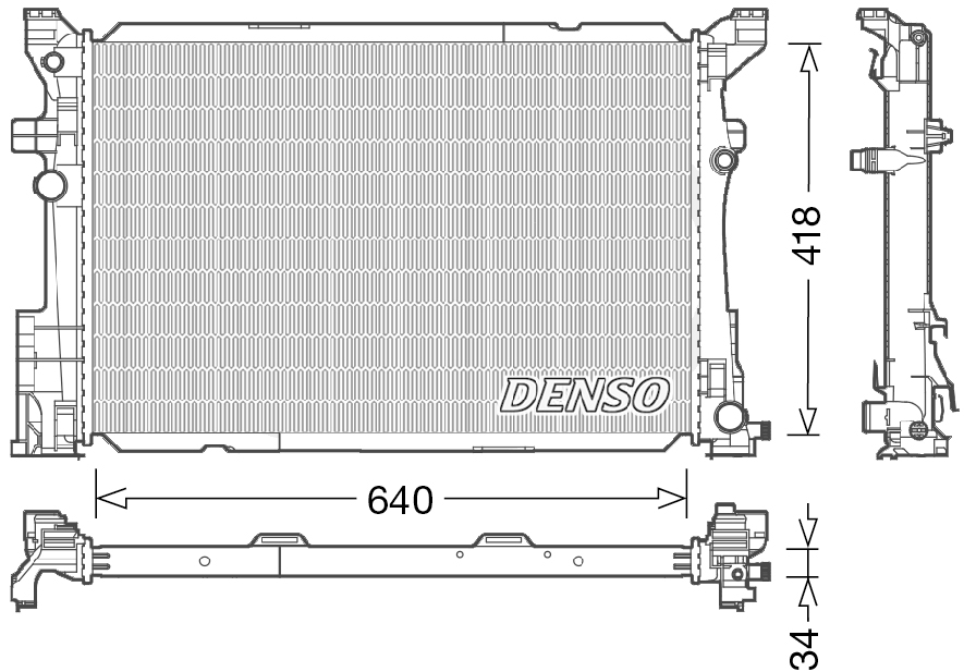 Denso DRM17054 Radiateur