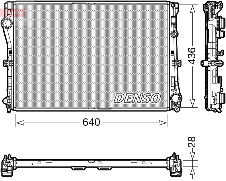 Denso DRM17103 Radiateur