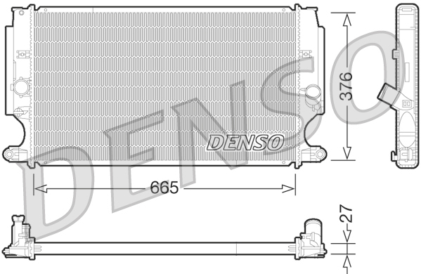 Denso DRM50072 Radiateur