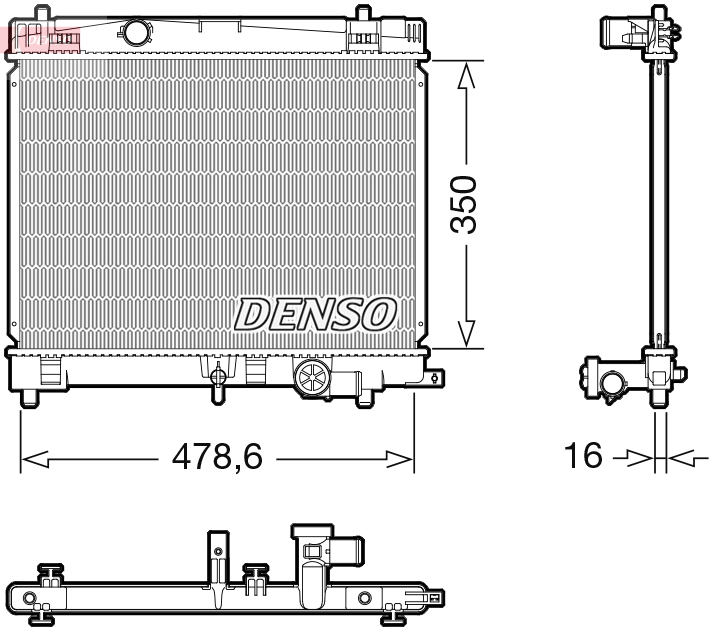 Denso DRM50137 Radiateur