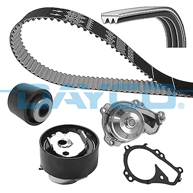 Dayco KBIOWP141 Distributieriem kit incl.waterpomp