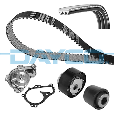 Dayco KBIOWP150 Distributieriem kit incl.waterpomp