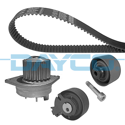Dayco KTBWP3330 Distributieriem kit incl.waterpomp