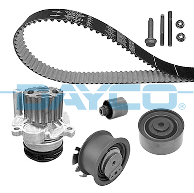 Dayco KTBWP4410 Distributieriem kit incl.waterpomp