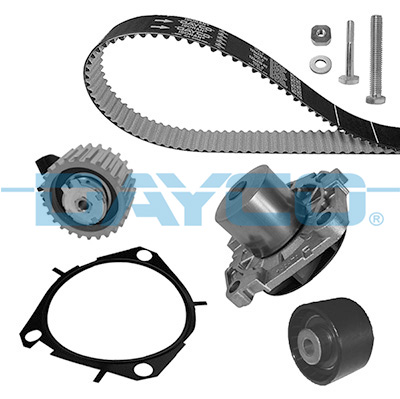 Dayco KTBWP8470 Distributieriem kit incl.waterpomp