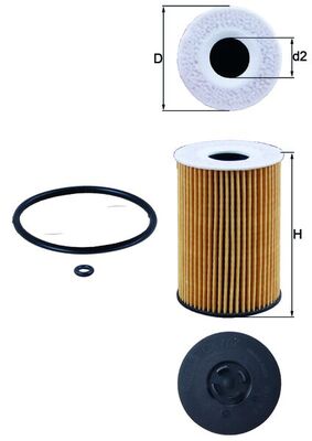 Knecht OX 787D Oliefilter