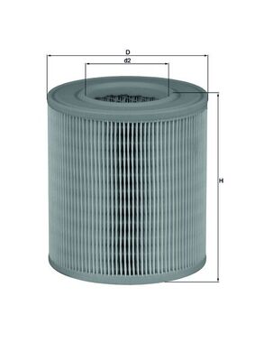 Knecht LX 1253 Luchtfilter