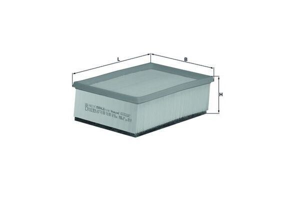 Knecht LX 1033 Luchtfilter