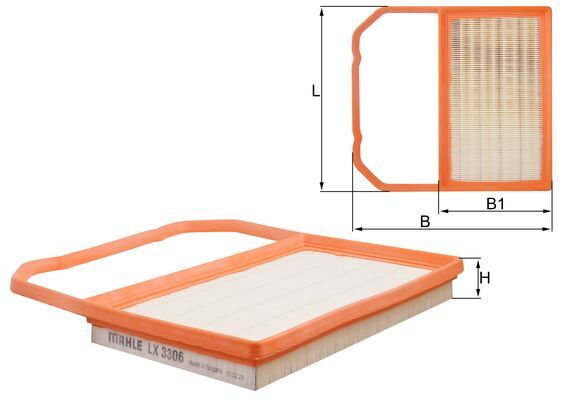 Knecht LX 3306 Luchtfilter