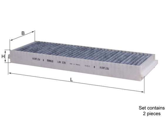 Knecht LAK 239/S Interieurfilter