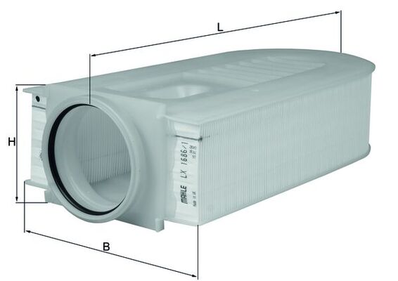 Knecht LX 1686/1 Luchtfilter
