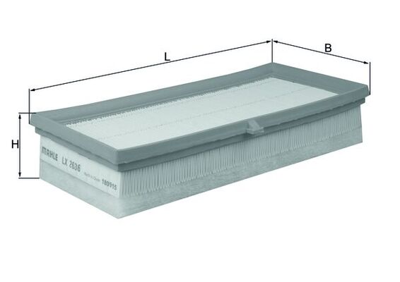 Knecht LX 2636 Luchtfilter