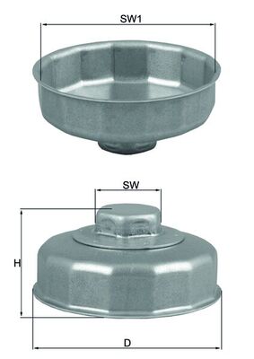 Knecht OCS 1 Oliefiltersleutel