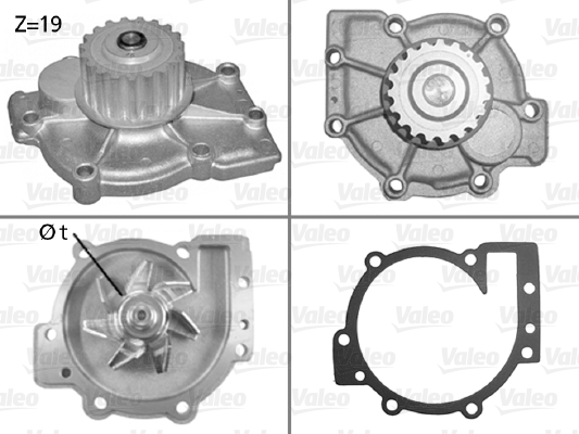 Valeo 506325 Waterpomp