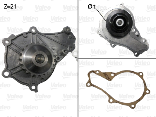 Valeo 506714 Waterpomp