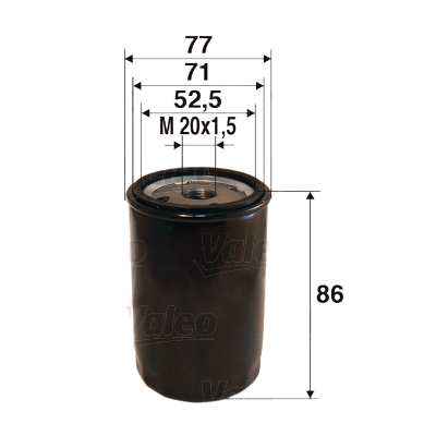 Oliefilter – VALEO – 586002 online kopen