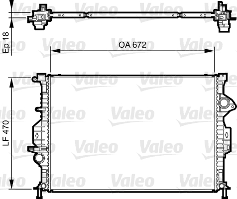 Valeo 735373 Radiateur