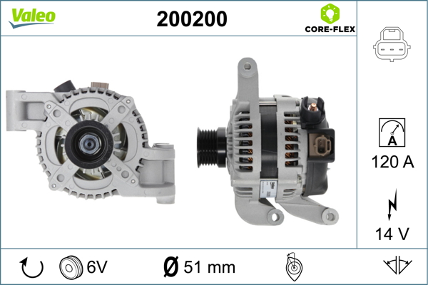 Valeo 200200 Alternator/Dynamo