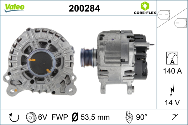 Valeo 200284 Alternator/Dynamo