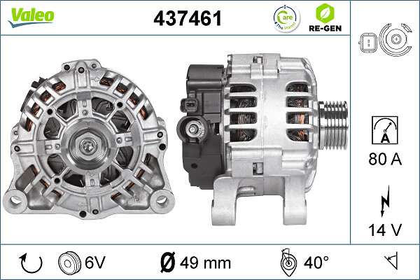 Valeo 437461 Alternator/Dynamo