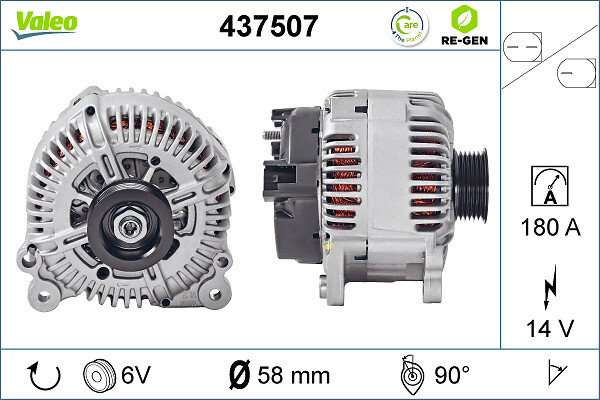 Valeo 437507 Alternator/Dynamo