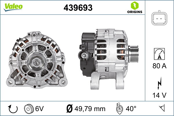 Valeo 439693 Alternator/Dynamo