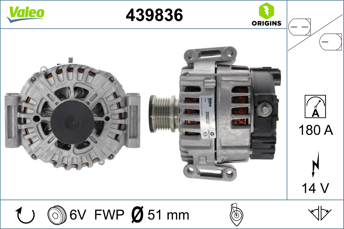 Valeo 439836 Alternator/Dynamo