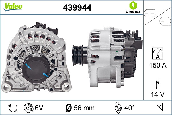 Valeo 439944 Alternator/Dynamo
