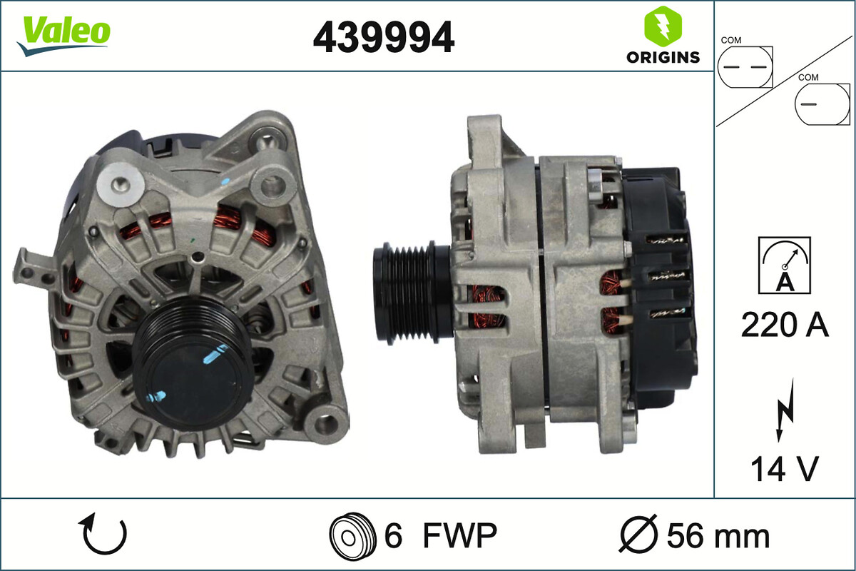 Valeo 439994 Alternator/Dynamo