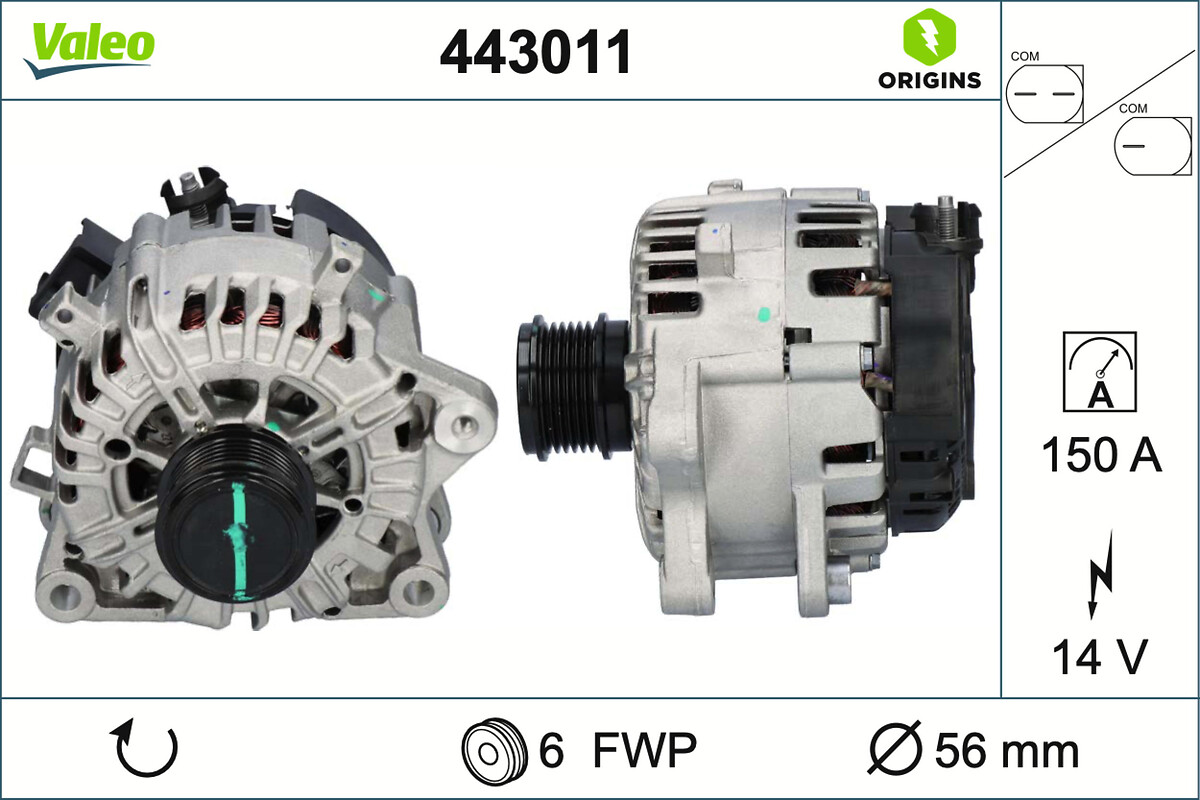 Valeo 443011 Alternator/Dynamo