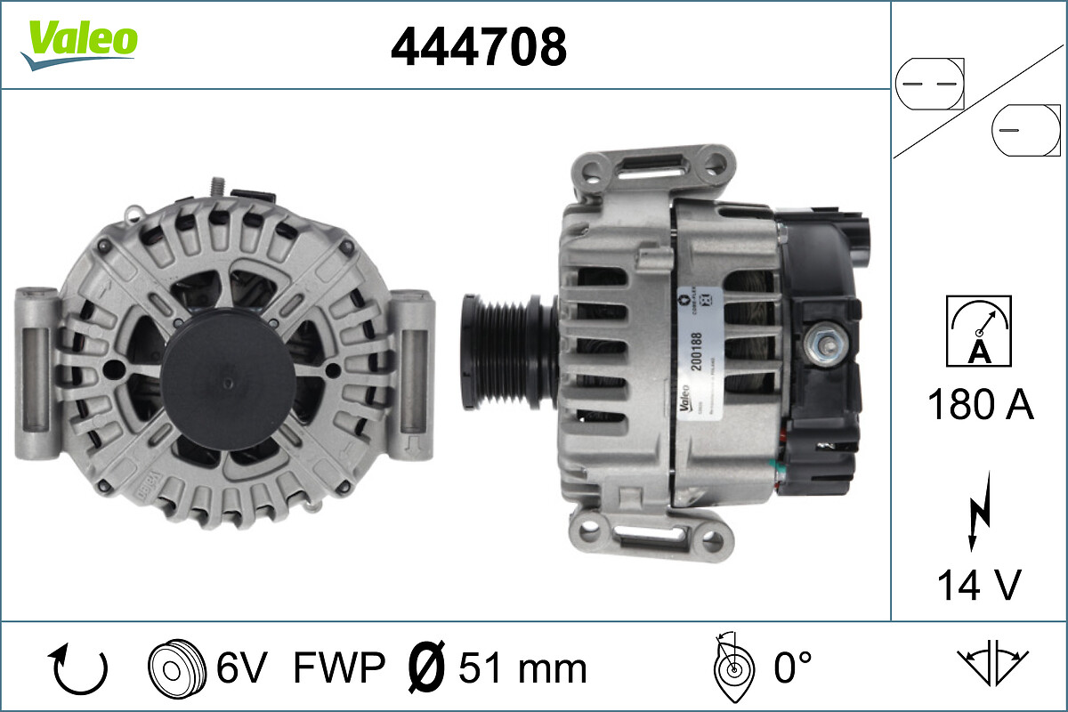 Valeo 444708 Alternator/Dynamo