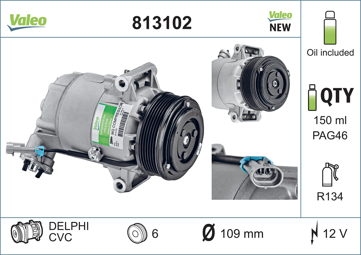 Valeo 813102 Airco compressor