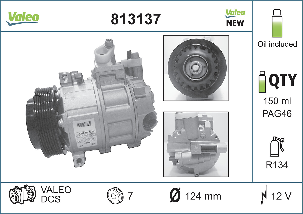 Valeo 813137 Airco compressor