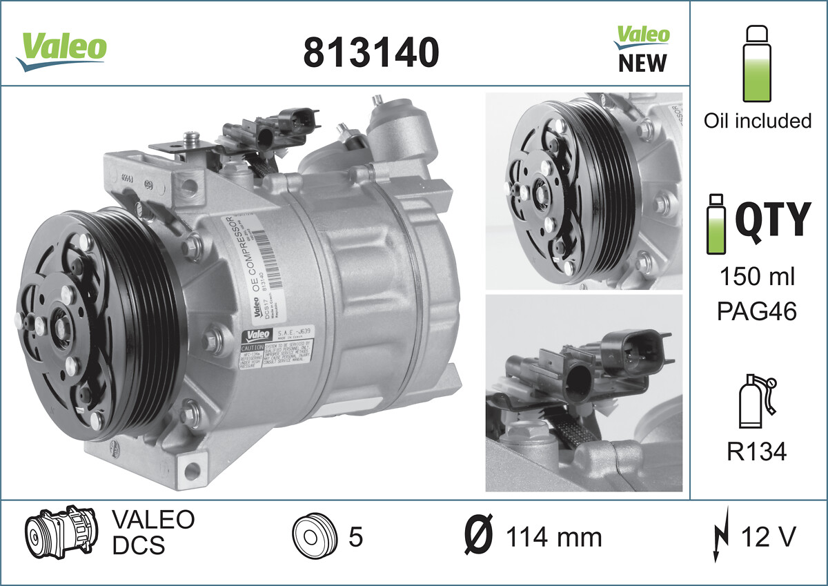 Valeo 813140 Airco compressor