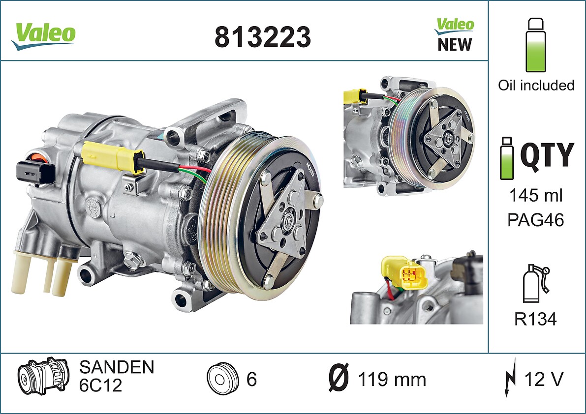 Valeo 813223 Airco compressor